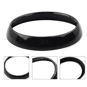 Dreamhighh 550755201905 7 Inch Headlight Trim Ring Visor Light Cover For Harley Touring Electra Street Glide
