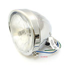 Ds-280000 Springer Halogen Custom Ds280000 3 Style 4 Chrome Headlight " 5 Motorcycle
