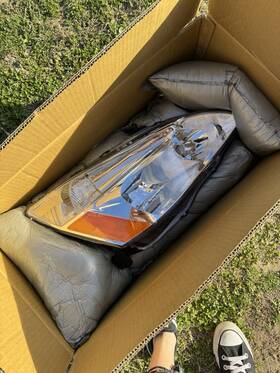 H100123 Eagle Eyes Headlight Passenger Side Halogen For 2003-2007 Honda Accord