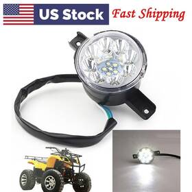 Earthoee 550718936493 Led Headlight 3 Wire For Atv Quad 110cc 125/150cc Taotao Coolster Peace Utility
