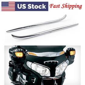 Earthoee 550725693037 Front Fairing Scoop Air Vent Duct Cover Trim For Honda Goldwing Gl1800 2001-2011