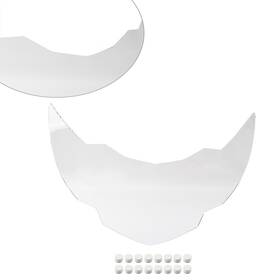 Earthoee 550755113703 Headlight Lamp Protector Cover For Bmw K1600gt K1600gtl 10-20 K1600b 18-20 Clear