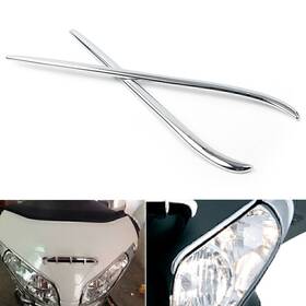 Efmotorshop 550741301275 Motorcycle Chrome Fairing Eyebrow Trim For Honda Goldwing Gl1800 2001-2011 Us
