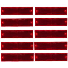 T1128 Everfirst 10 Pcs 4 3/8 Inch Long Plastic Self Adhesive Reflector Plate For Car Truck Safety