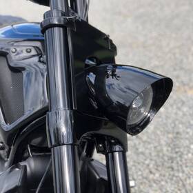 Mas2166hloo3ooo2 Eway For Harley Dyna Bobber Chopper Cafe Racer 5.75 Inch Bullet Tri Bar Headlight 5 3/4ftft