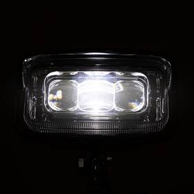 Mas2166hloooo27o2-a Eway Retro 6.42 Inch Chrome Led High Low Beam Headlight For Harley Chopper Softail Custom