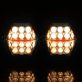 Masb166hloo18ooo2x Eway 240w Dual Led Headlight Drl For Harley Road Glide Fltrx 2015 2016 17 18-2024 Us