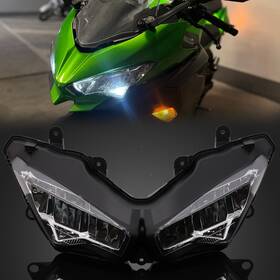 Masb166kwooo74oooo1x Eway Led Headlight Headlamp Light For 18-24 Kawasaki Ninja 400 Ex400 Versys 1000 650