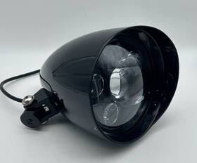 Ftc-1010-lianghei Fatecim 5.75 Inch Led Motorcycle Headlight Black Visor For Harley Honda Yamaha