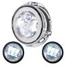 Fban3mp24514 Nthreeauto Chrome Round Daymaker Projector Headlight Fog Light 689550317808