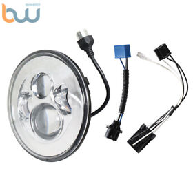 Bw607964th Fit For Street Glide Softail Flhx F 7 Projector Chrome Headlight