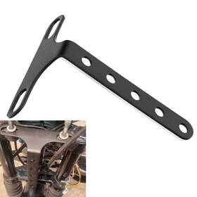 Flashbuyeasy 550752644392 Headlight Bracket Adjustable Holder For Harley Sportster Dyna Motorcycle Black