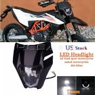 Us-ym-056-bk For Sx Exc Xcf Sxf Smr Led Headlight Head Lamp Motorcycle Dirt Bike Motocross