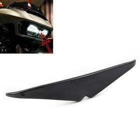 Fortodayy 550756240323 Headlamp Headlight Eyebrow Eyelid Trim Abs Fit For Harley Road Glide Fltrx Fltru