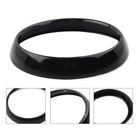Fortodayy 665897268843 7 Inch Headlight Trim Ring Visor Light Cover For Harley Touring Electra Street Glide