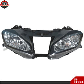 M513-a008-clear Front Headlight Headlamp Assembly For Honda Cbr600rr Cbr 600 Rr 07-12 T08 Yu