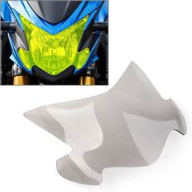 Front Smoke Headlight Guard Shield Screen Lens Cover For Suzuki Gsx-s750 2015-21