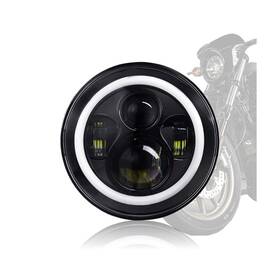Trm-hled0502 Ftrt Dot 5 3/4 5.75 Inch Led Headlight Drl Compatible With Dyna Softail Sportster