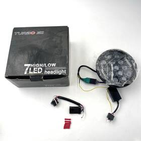 Gennsi Cxd-m75-a Led 7 Inch High Low Head Light Lamp Harley Touring Softail Jeep Jk