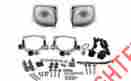Gl18rfl Socalmotogear Rectangular Led Fog Light Kit Gl1800 Goldwing 2012-2016
