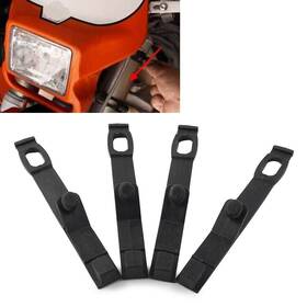 Goodnewstoreusa 550714328742 Headlight Fairing Rubber Straps Dirt Bike Headlamp Fix Brackets Strap Motorcycle