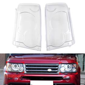 Goodnewstoreusa 550724869426 Headlight Lens Cover Lampshade Shell For Land Rover Range Sport 2005-2009