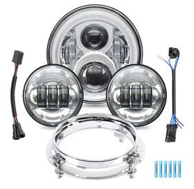 Td7y0010wd003zj002 Haizu 7 Inch Led Headlight 4.5 Fog Passing Lights For Harley-davidson Touring Road King