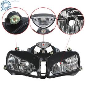 Hp64740 Happy19star Front Headlight Headlamp Clear For Honda Cbr600rr Cbr600 2003 2004 2005 2006 Us