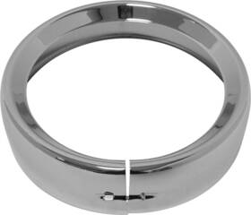 820-0324 Hard Drive Harddrive Frenched Headlight Trim Ring Chrome 7 Inch Clamp Style