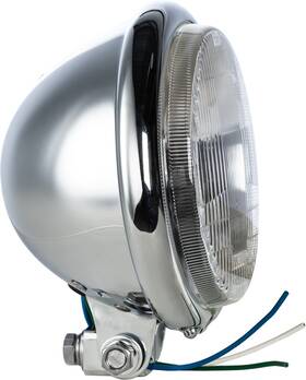 160287 Harddrive 5.75 Inch Headlight Bottom Mount Chrome