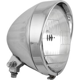 20-0335d-cl77 Harddrive 5-3/4 Inch Grooved Headlight With Bezel Visor - Chrome