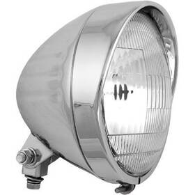 820-0305c Harddrive Headlight Bolt Thru Mount 12v 60/55w H4 5 3/4 Inch Chrome