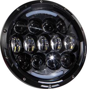 820-0360 Harddrive Led Headlight 7 Inch 105w Black Fits 5500/3000 Lumens