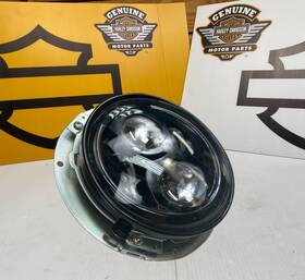 18585 Harley-davidson 97-23 J.w. Speaker Touring Softail 7 Inch Led Head Light Lamp Black