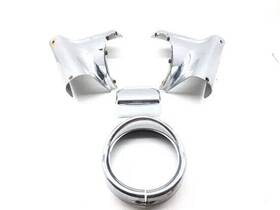 273186 Harley-davidson Headlight Cover Nacelle Trim 2005 Softail Deluxe Efi Flstni 2878a X