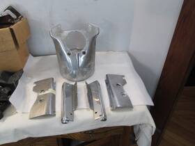 46291-59 Harley-davidson 59-60 Headlight Nacelle Covers Brackets Sportster Xl Xlh
