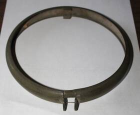 67713-35 Harley-davidson 4914-35n Nos Oem Headlight Bezel Door Panhead Wla Knucklehead Flathead N1