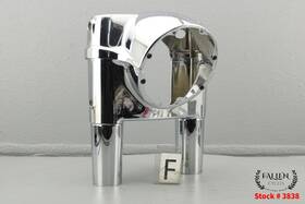 49420-12 Harley-davidson 2012 Dyna Switchback Chrome Upper And Lower Fork Nacelle Shroud Complete