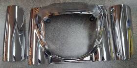 61300817 Harley-davidson Fat Boy Flfbs Chrome Head Lamp Light Trim 18-24 Nacelle