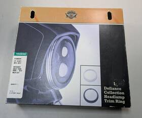 61400349 Harley-davidson Defiance Headlight Trim Ring 7 Inch Machine Cut