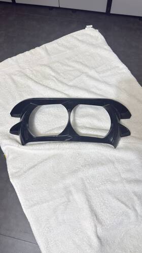 61400412 Harley Davidson 15-23 Harley-davidson Road Glide Headlamp Trim Bezel Cover Vivid Black