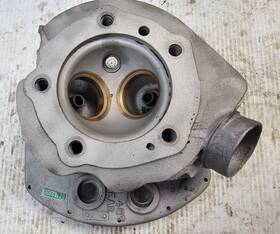 66376-49 Harley-davidson 1948 Panhead Rear Cylinder Head Knucklehead El Flh Fl U 1702-48 G979