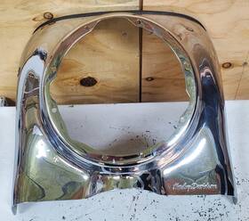 67680-91 Harley-davidson 1983-95 Flht Flhs Oem Chrome Headlight Nacelle P/n