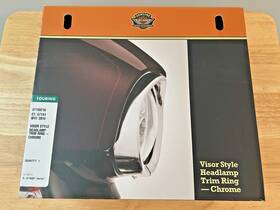 67700216 Harley-davidson New Visor Style Headlamp Trim Ring For Touring