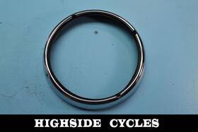 67712-83b Harley-davidson 1323 84 Electra Glide Chrome Headlight Door Lamp Trim Bezel Ring