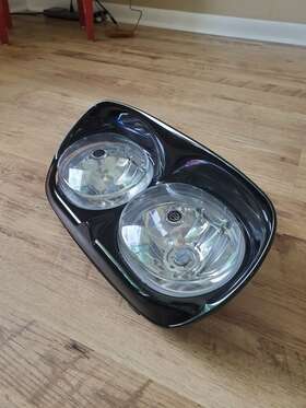 67775-10 Harley-davidson Road Glide Dual Headlight Assembly Original Oem # Nice