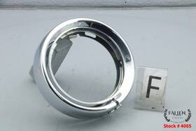 67782-60 Harley-davidson 2003 Road King 7 Inch Headlight Bucket Mount Ring Bezel Chrome Fat Style
