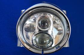 67907-96b Harley-davidson Genuine Softail Fatboy Freight Train 7 Inch Chrome Headlight Nacelle 1986-17