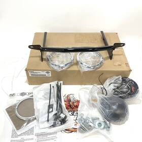68000026 Harley-davidson New Genuine 2000-2017 Fl Softail Black Auxiliary Lighting Kit