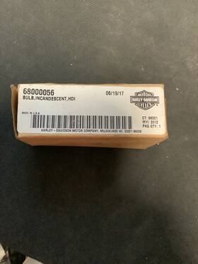 68000056 Harley-davidson Genuine Headlight Bulb New